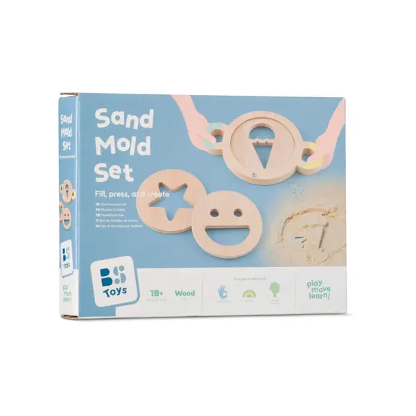 Set de forme pentru nisip, BS Toys
