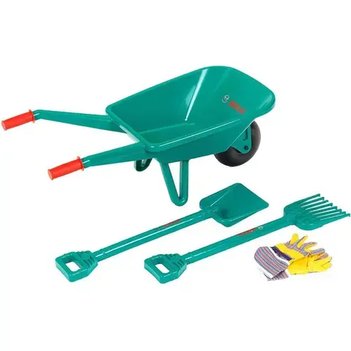 Set de gradina cu roaba Klein Bosch, 4 piese