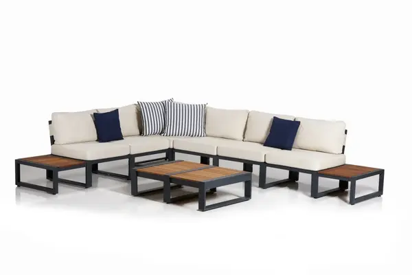 Set de gradina La Puerta Crem 340x264x85 cm