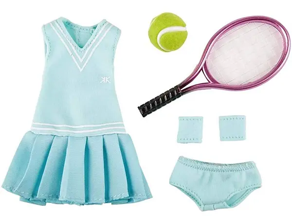 Set de hainute pentru papusa Kruselings - Echipament de tenis, Luna