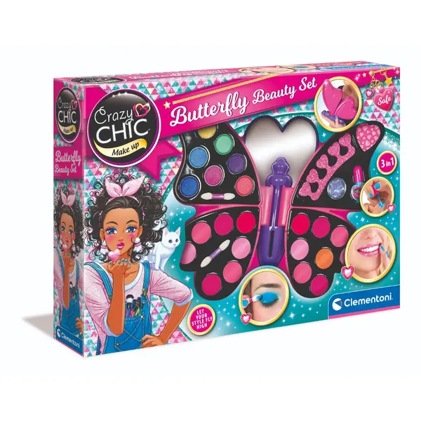 Set de infrumusetare, Clementoni, Crazy Chic, Butterfly