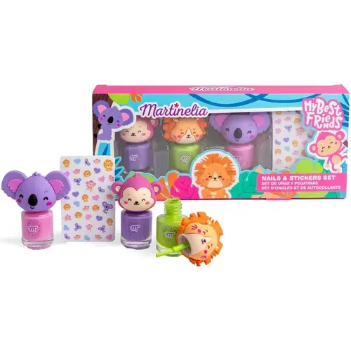 Set de infrumusetare Martinelia - My best friends, Set pentru unghii si abtibilduri