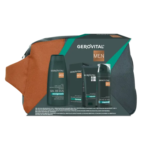 Set de ingrijire cu borseta Men, Gerovital