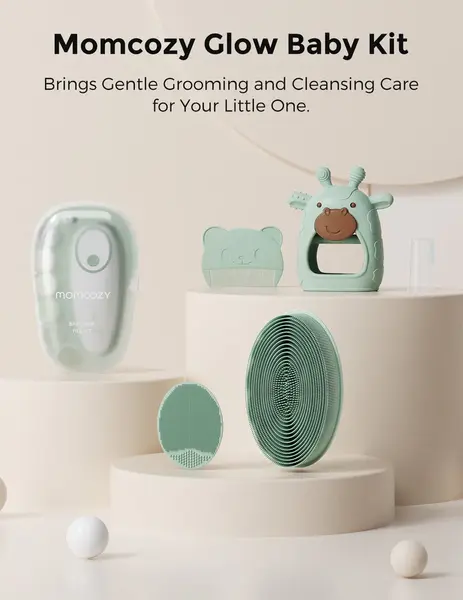 Set de ingrijire pentru nou nascut Momcozy Glow Baby Kit 6 piese