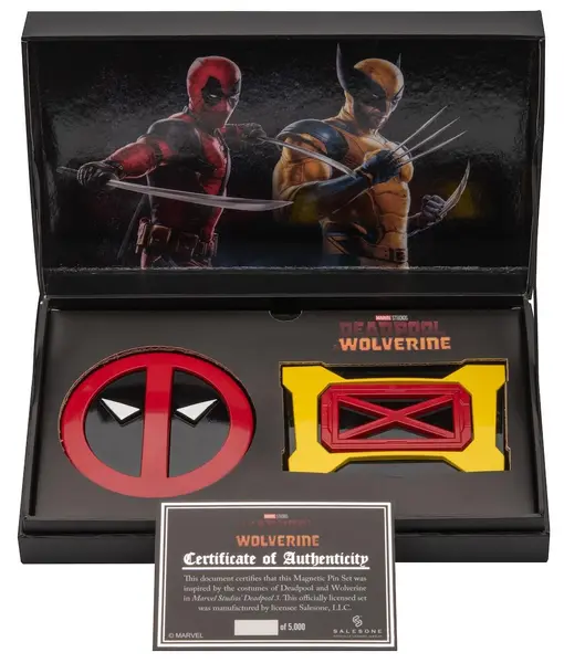 Set de insigne Erik Marvel: Deadpool & Wolverine - Deadpool & Wolverine Belt Icons