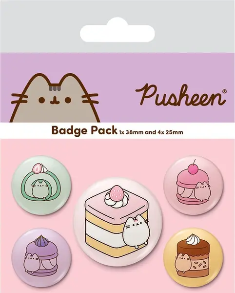 Set de insigne Pyramid Animation: Pusheen - Sweets