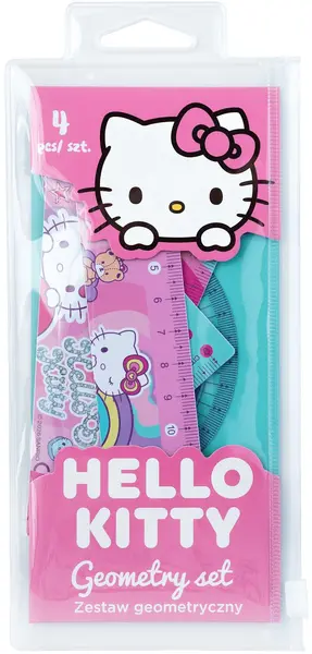 Set de instrumente de desen Cool Pack Hello Kitty - Pastel, 4 piese