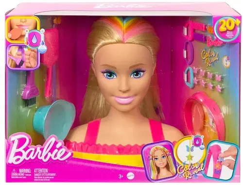 Set de joaca Barbie Color Reveal - Manechin de par, cu accesorii