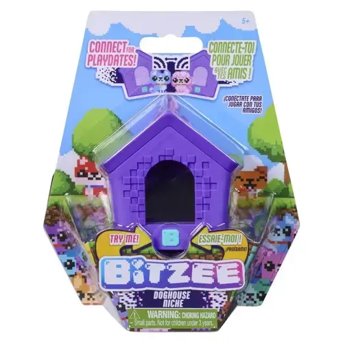 Set de joaca Bitzee Casuta pentru caini, 17x14x4cm