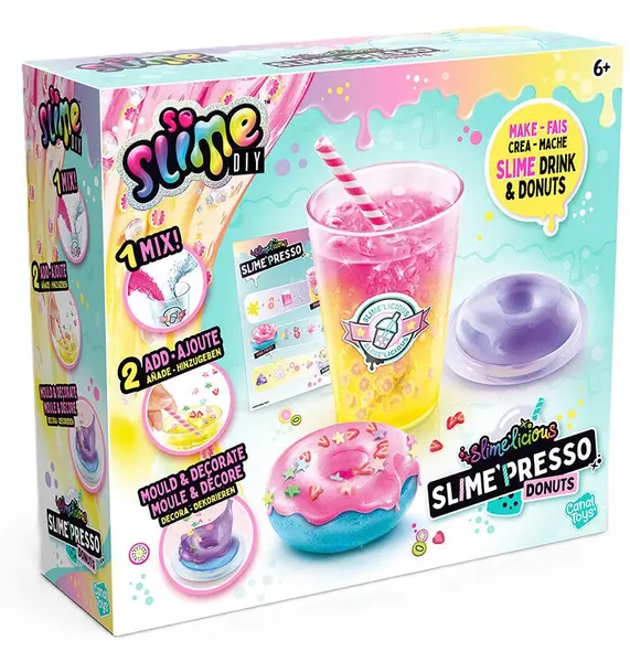 Set de joacă Canal Toys Slimelicious - Fă-ți singur băuturi și gogoși din slime