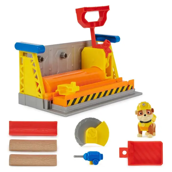 Set de joaca cu nisip kinetic Paw Patrol Atelierul lui Rubble 6067082