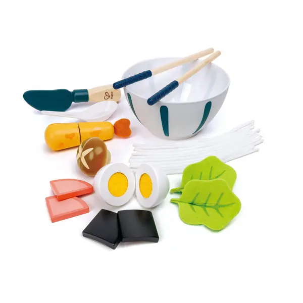 Set de joaca din lemn - Gatim taitei Udon cu accesorii incluse