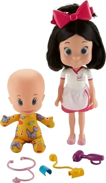 Set de joacă Fisher Price Cleo&Cuquin - Cabinetul medicului
