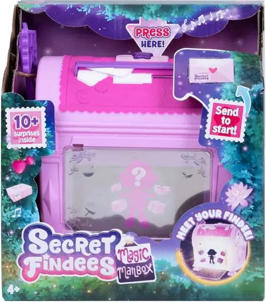 Set de joacă Goliath Secret Findees - Prieten secret într-o cutie poștală, roz, sortiment