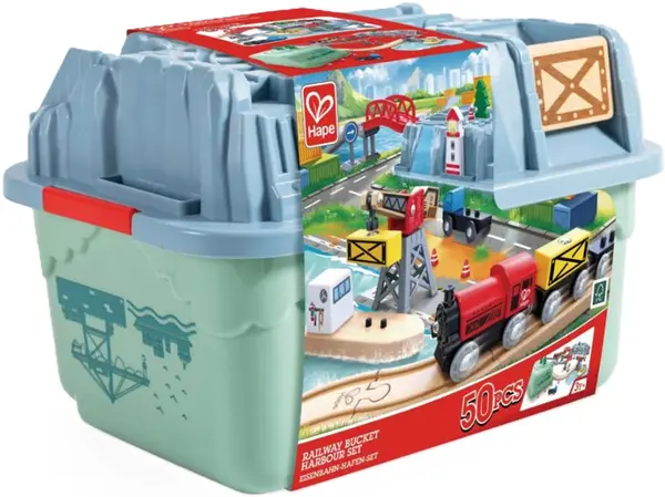 Set de joacă HaPe International - Port, 51 piese
