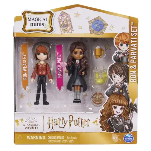 Set de joaca Harry Potter - Magical Minis, Ron si Parvati