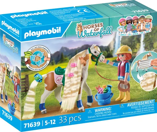 Set de joaca - Horses of Waterfall: Ellie With Horse | Playmobil