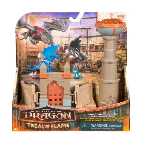 Set de joaca How to train your dragon - Incercarea flacarii, Turnul Tortei