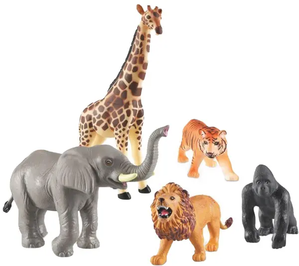 Set de joacă Learning Resources - Animale exotice, 5 buc