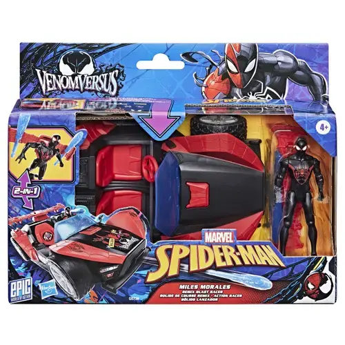 Set de joaca Marvel Spider-Man - Remix Blast Racer, Miles Morales