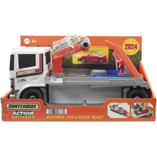 Set de joaca Matchbox Action Drivers - Camion de reparatii si remorcare