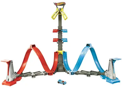 Set de joaca Mattel Hot Wheels Looping cu masinuta