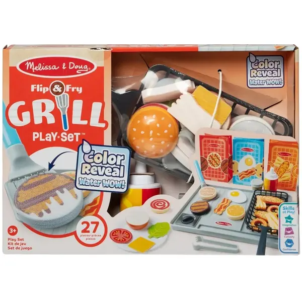 Set de joaca, Melissa & Doug, Flip And Fry, 27 piese, 6074893
