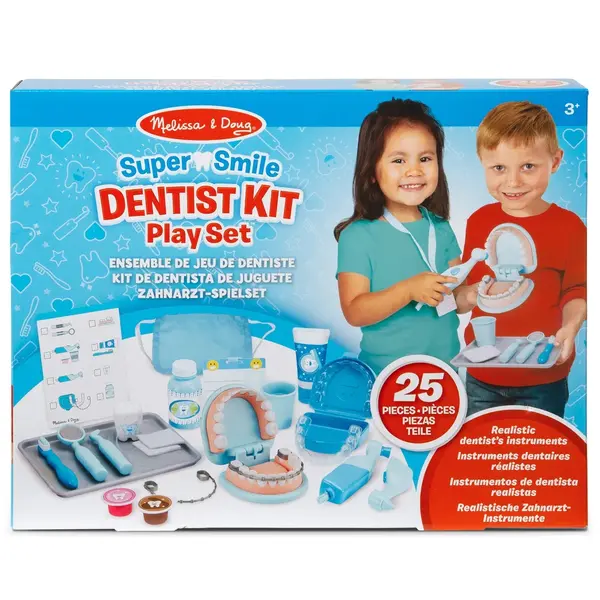 Set de joaca, Melissa & Doug, La Stomatolog, 25 piese, 6074886