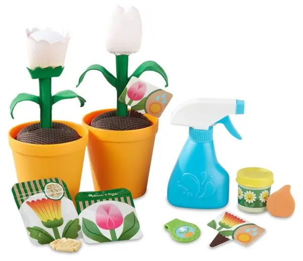 Set de joacă Melissa & Doug - Let's Explore, grădină colorată, 16 piese
