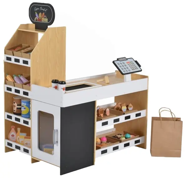 Set de joacă Moni Toys - Magazin din lemn