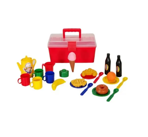 Set de joaca pentru copii vesela cu accesorii, 26 piese