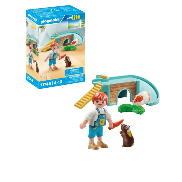 Set de joaca - Playmobil My Life - Casuta porcusorilor de guineea | Playmobil