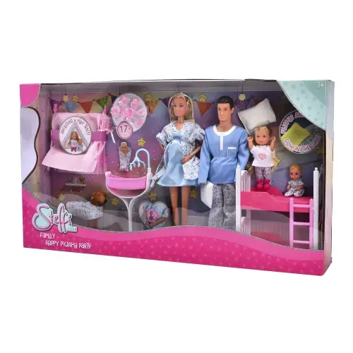 Set de joaca Steffi Love - Pyjama Party Happy Family
