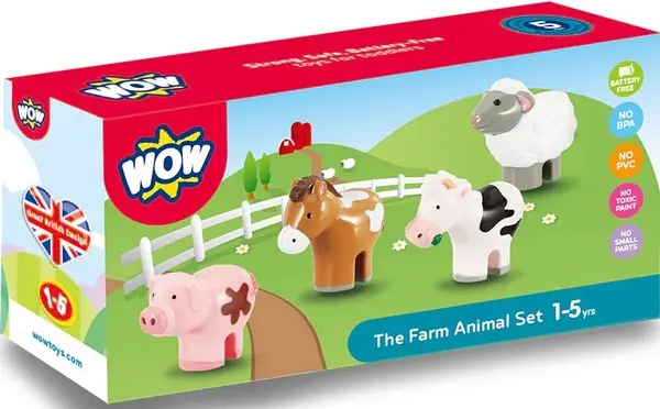 Set de joaca - The Farm Animal Set | WOW Toys