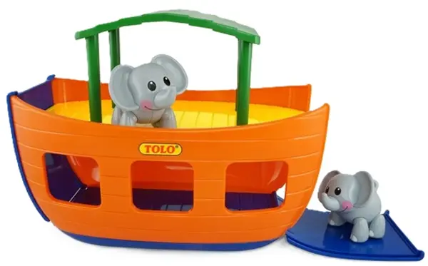 Set de joacă Tolo First Friends - Barca cu elefant