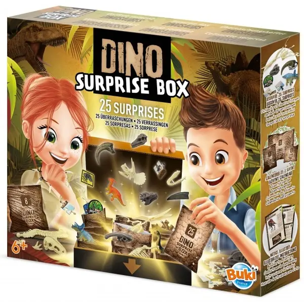 Set de joc Buki France - Cutie dinozauri cu 25 de surprize