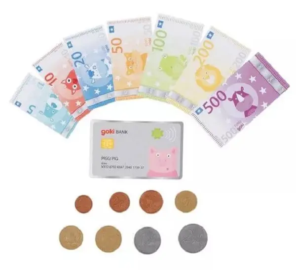 Set de jocuri Goki - bani virtuali și card de credit