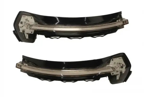 Set de lampi indicatoare Dreapta Stanga (galben, LED, dinamic; set; Versiunea NEGRU) potrivit AUDI A3 1.0-2.5 06.08- 08.12-05.20