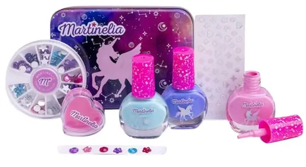 Set de manichiură pentru copii Martinelia Galaxy Dreams - Strălucire stelară, 8 piese