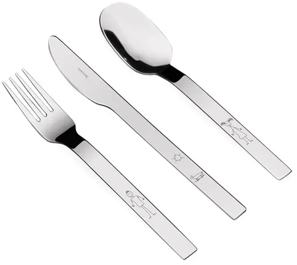 Set de masă pentru copii Herdmar - Turini, 3 piese, în cutie de lux