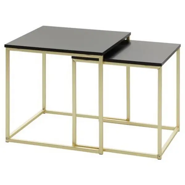 Set De Măsuțe Suprapuse din material pe bază de lemn, 40/40/42 cm
