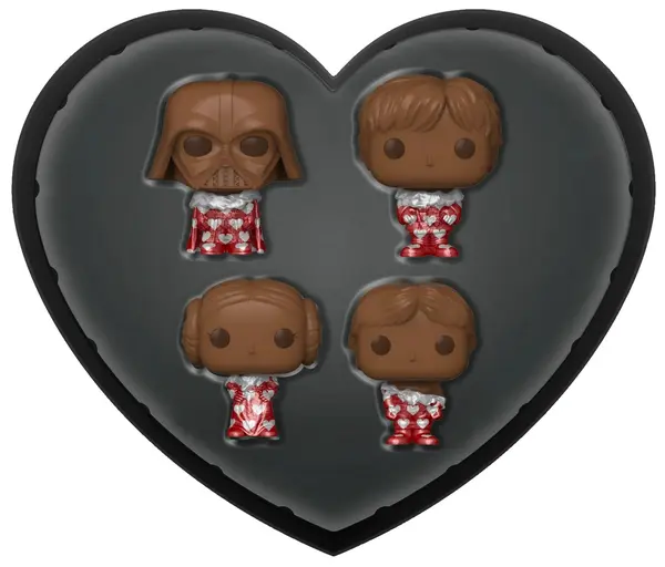 Set de mini-figurine Funko Pocket POP! Movies: Star Wars - Happy Valentine's Day Box