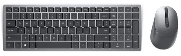 Set de mouse și tastatură Dell - KM7120W, wireless, gri