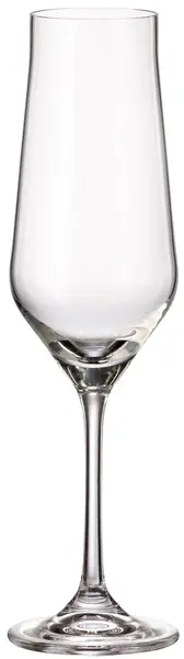 Set de pahare de șampanie Bohemia - Royal Lida, 6 buc x 220 ml