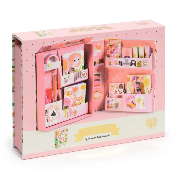 Set de papetarie cu tematica Fashion, Djeco