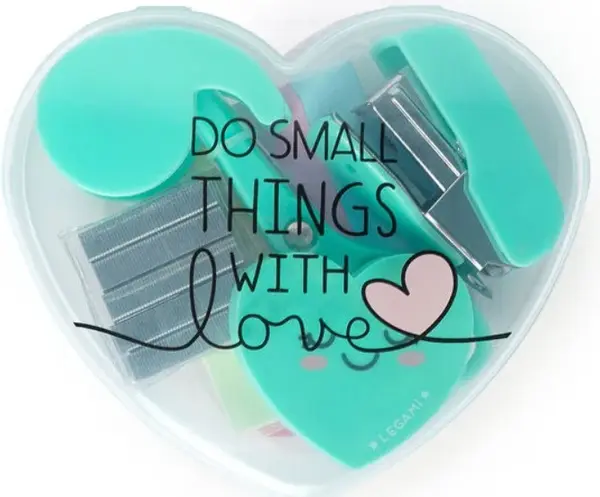 Set de papetărie Legami - Do Small Things with Love, 6 piese