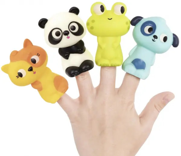 Set de păpuși pentru degete Battat - Animale, 4 buc