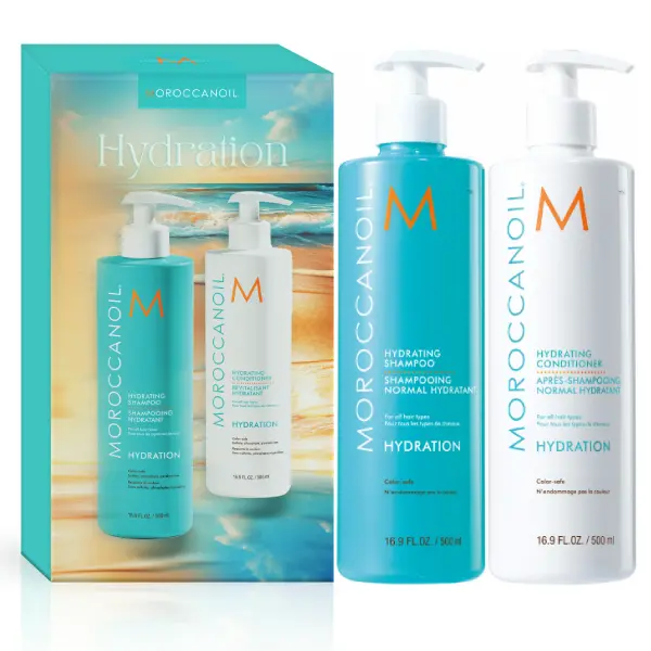 Set de par pentru hidratare Moroccanoil Hydration Duo 2x500ml