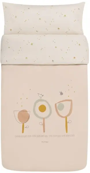 Set de pat Petit Praia - Garden, 70 x 140 cm, 3 piese