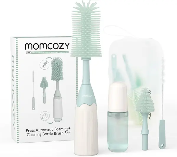 Set de perii pentru sticle Momcozy - LS002, silicon